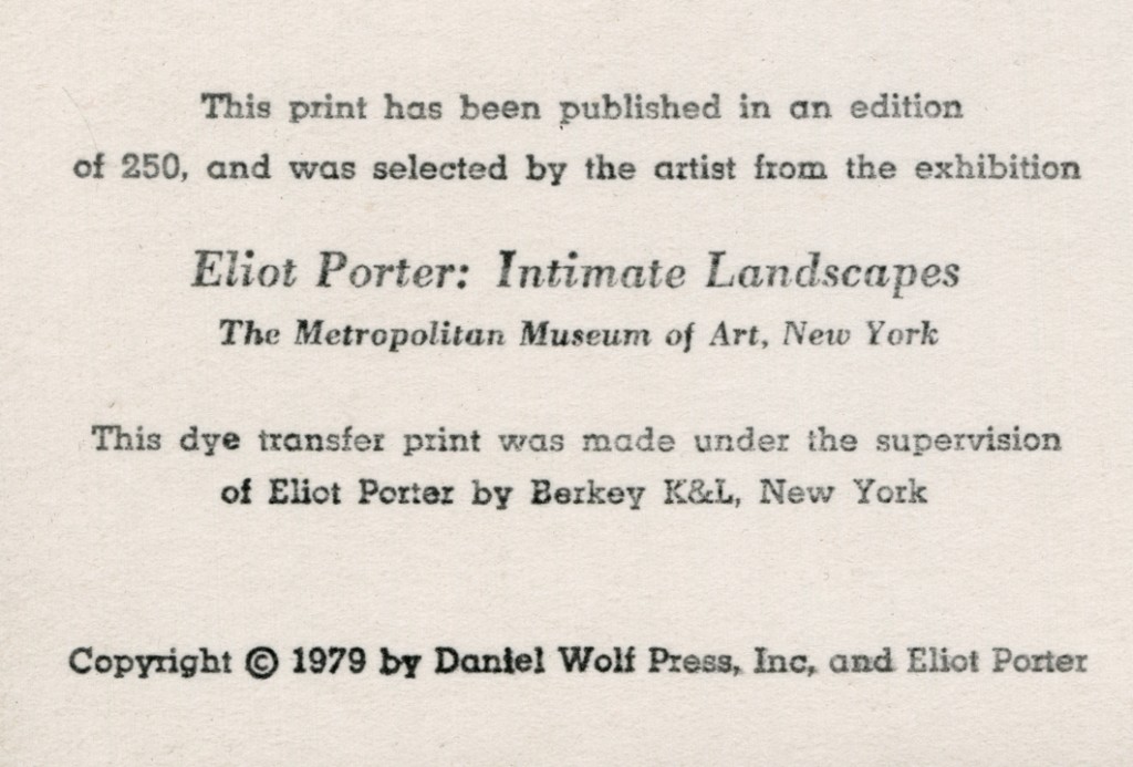 Eliot Porter